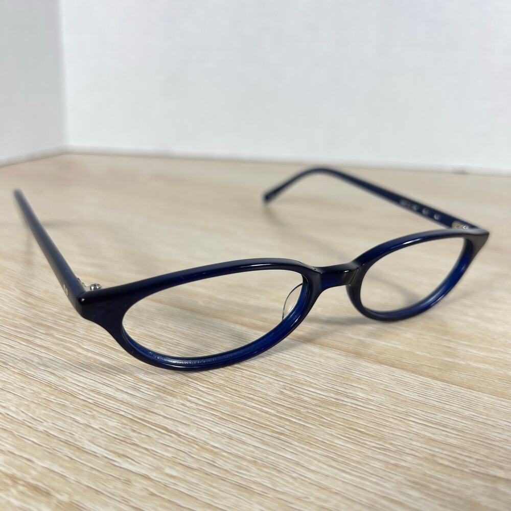 Oliver Peoples Riz NA Dark Blue Eyeglasses Frame Only 49-17.5-138 Excellent Cond